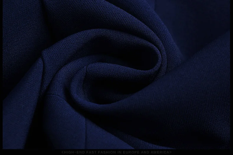 

Yuya yuan 2020 new style temperament top skirt blue fashion two-piece set