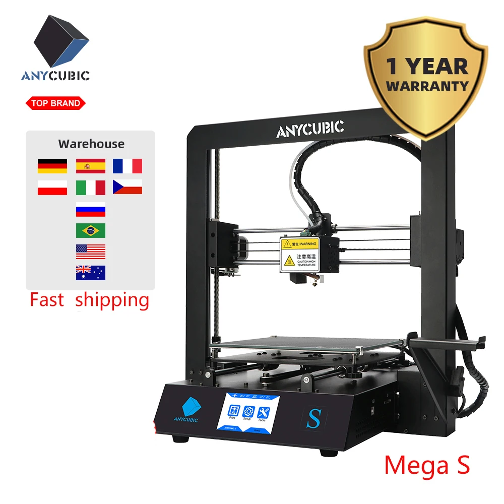 3D принтер ANYCUBIC I3 Mega S платформа для настольного компьютера промышленный класс