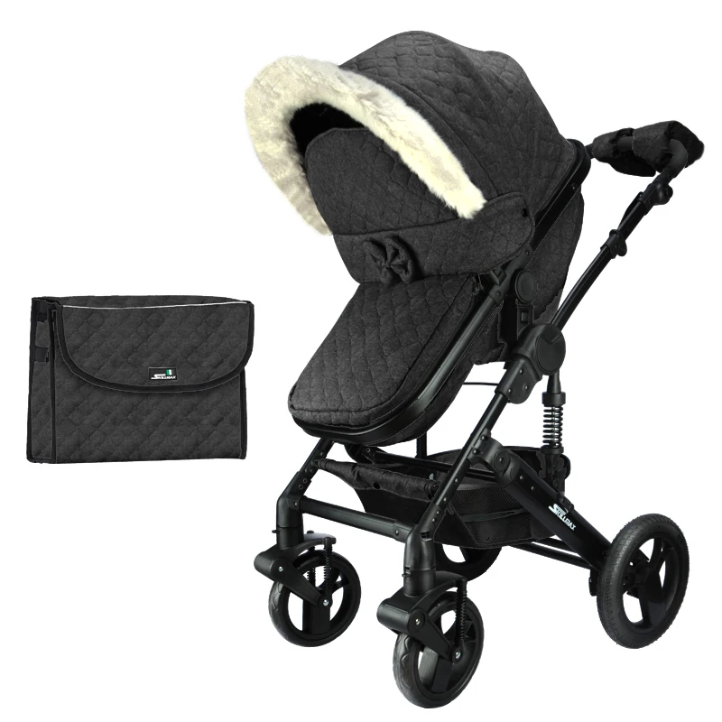 Роскошная легкая коляска для детей 2 в 1 трансформерная автомобильное сиденье