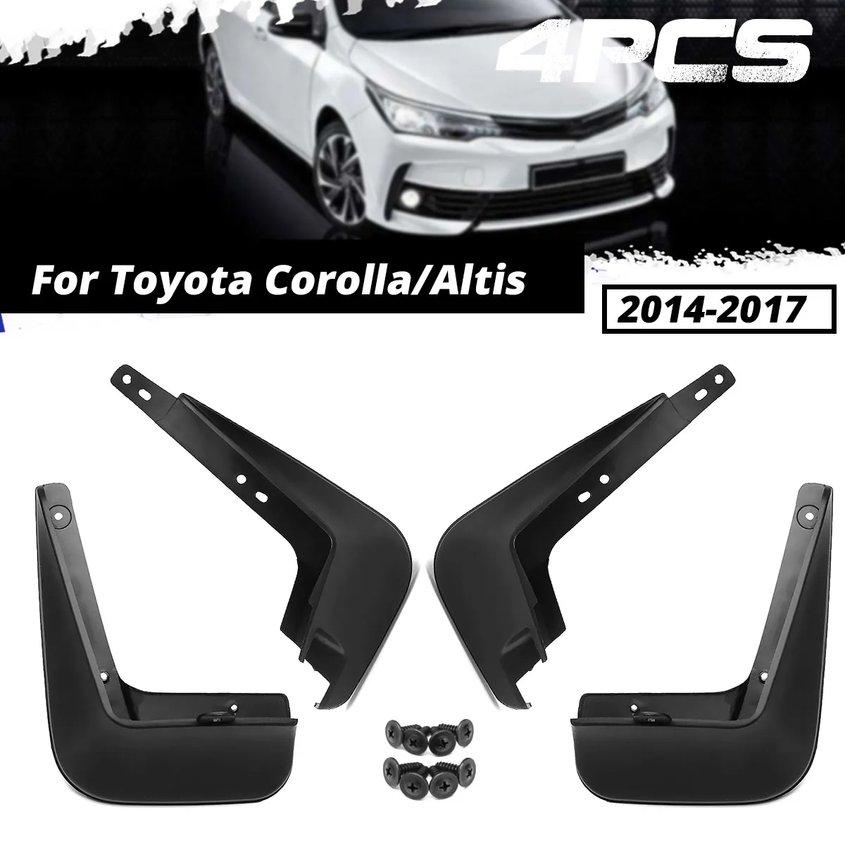 Брызговики для Toyota Corolla Altis 2014 2015 2016 2017|Грязезащита| |