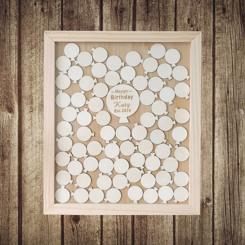 

Прямоугольный дизайн Кленовый лист Персонализация Бесконечность Свадебная книга для гостей воздушный шар альтернатива гостевой книжка се...