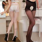 Сексуальные чулки с открытой промежностью, модные женские прозрачные колготки, офисные женские колготки без промежности, лоты красивых ног