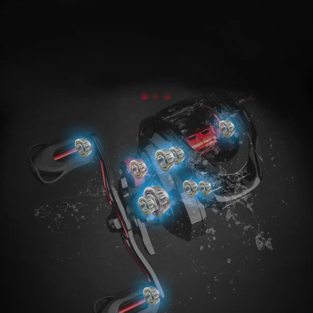 

DMK Low-Profile Reel Baitcasting Reel 9+1BB/7.2:1 Bait Casting Reel Fishing Reel Fishing Accessories