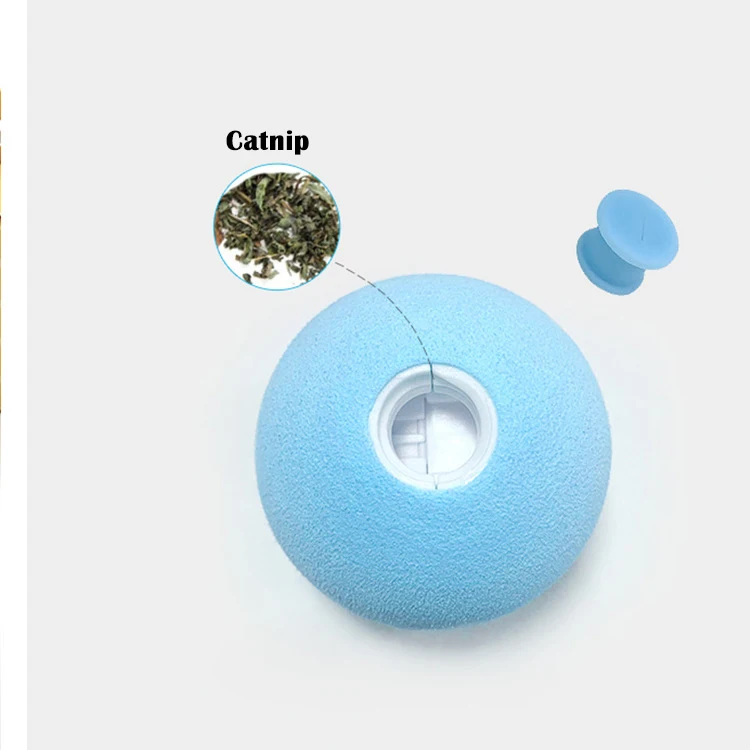 

Cat toy pets call the ball will make a self-hi sound cat toy ball tease cat stick catnip gravity call ball cat toy interaction