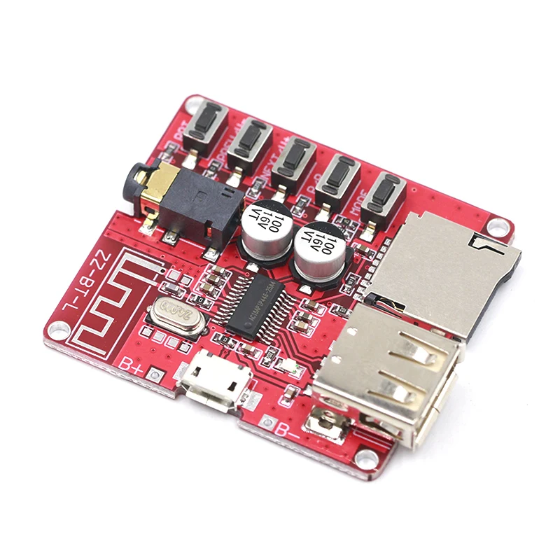 Мини Bluetooth 4 1 аудио декодер доска Micro USB/TF карта Интерфейс BLE Беспроводной MP3 без