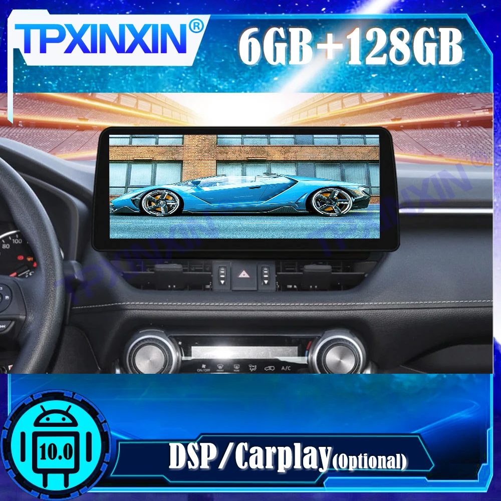 

Android 10.0 6+128G For Toyota Rav4 2020+ Car Multimedia Player Stereo Tape Recorder GPS Navi Auto Radio Head Unit DSP Carplay