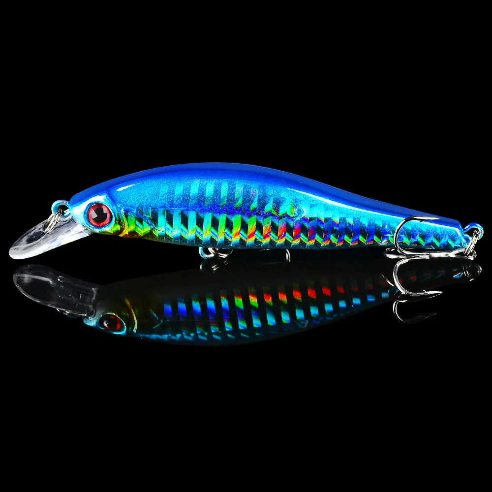 C Приманка Minnow, 1 шт., 11,5 г/9,8 см, жесткая приманка, 5 цветов, рыболовные снасти, 8#, крючок, искусственная приманка - Цвет: C