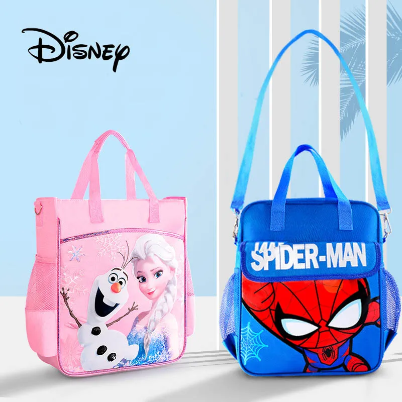 Дисней Замороженные Marvel детская квадратная сумка для обучения Мультфильм Эльза