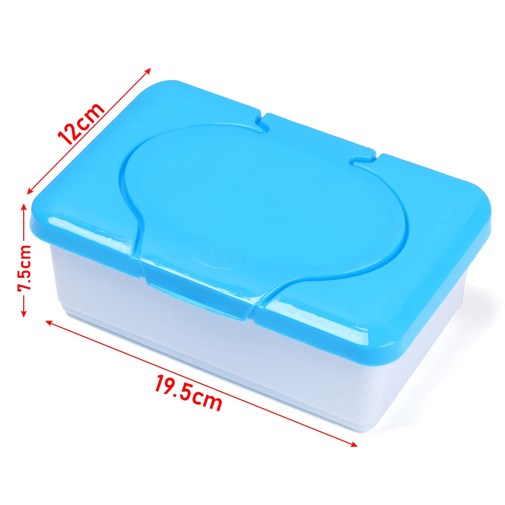 

Wipes Box Plastic Wet Tissue Automatic Case Arrival Pop-up Design Tissue Case Baby Wipes Storage Organizer Box