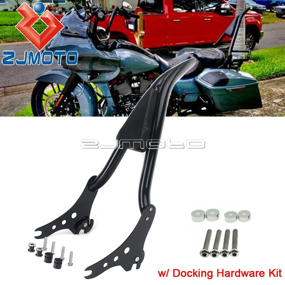 

Спинка для высоких мотоциклов и пассажиров для Harley 18-up Softail FLDE FLHC FLHCS FLSL FXBB с крепежным комплектом