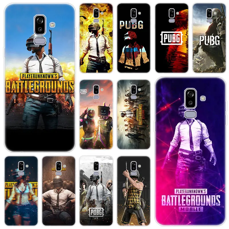 Популярный силиконовый чехол для телефона с игры PUBG Samsung Galaxy J2 Pro J4 Plus J6 J7 Prime J8 2018