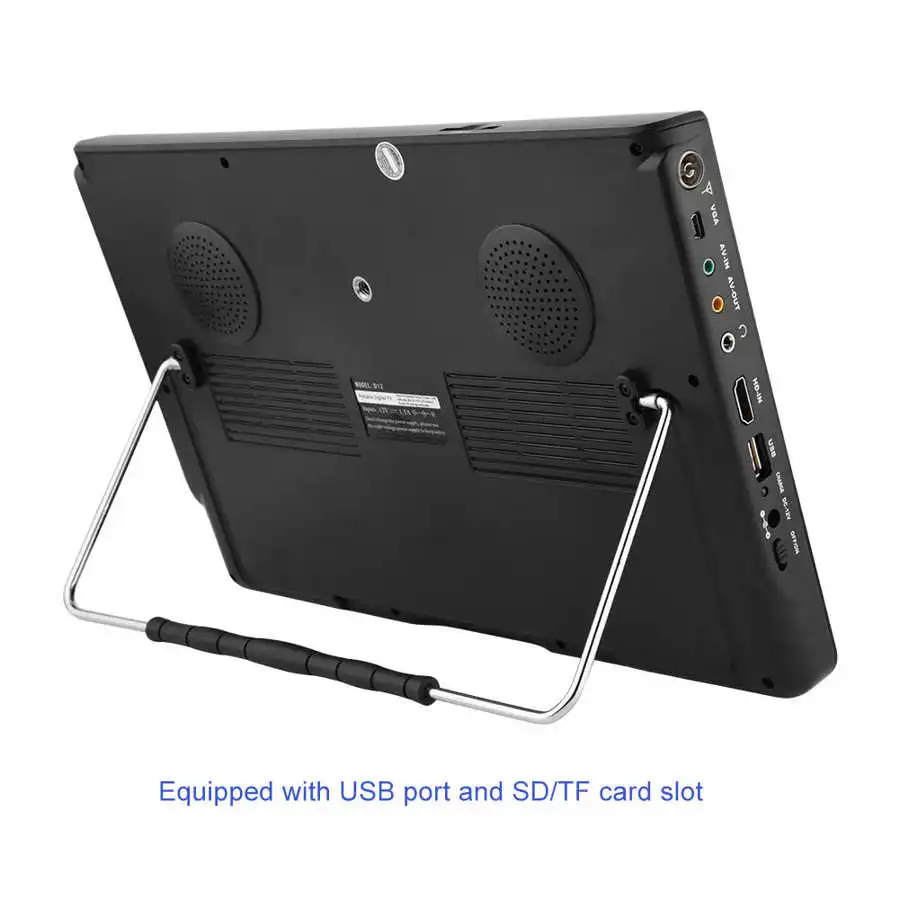 LEADSTAR 12 дюймов ISDB-T Портативный цифровой телевизор 1280*800 WXGA мини домашний TFT-LED HDMI VGA