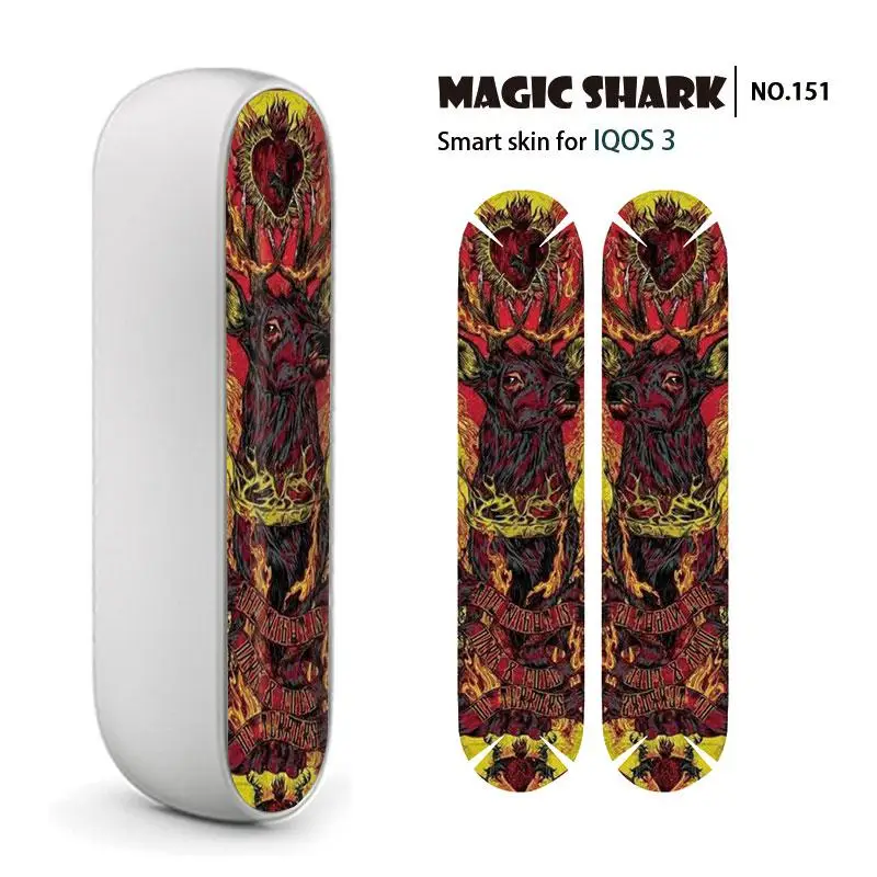 Олень Дракон Волк Лев E наклейка на сигарету чехол КРЫШКА ДЛЯ технология 3 0 |