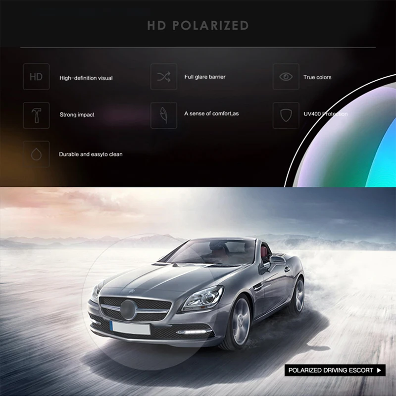 Женские поляризационные солнцезащитные очки TEWEXUA винтажные квадратные для