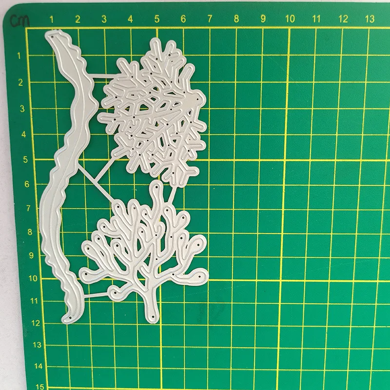 Seagrass Seaweed Kelp Fish Metal Cutting Dies Scrapbooking Embossing Folder Stencil Template Album Decor Card Making DIY Crafts | Дом и сад