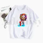 Футболка с американским рэпером 6ix9ine Tekashi 69, футболки в стиле хип-хоп, весенние топы, футболки для мужчин и женщин, Повседневная футболка с коротким рукавом, забавная уличная одежда