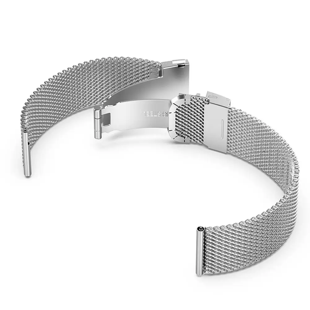 20 мм миланские часы ремешок из нержавеющей кнопки с пряжкой для часов браслет