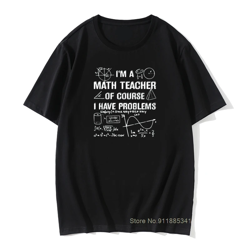 

Math Number Theory T Shirt Function Formula Men Retro Tshirts Geometric Area Solution Math Teacher Problems Science T Shirts