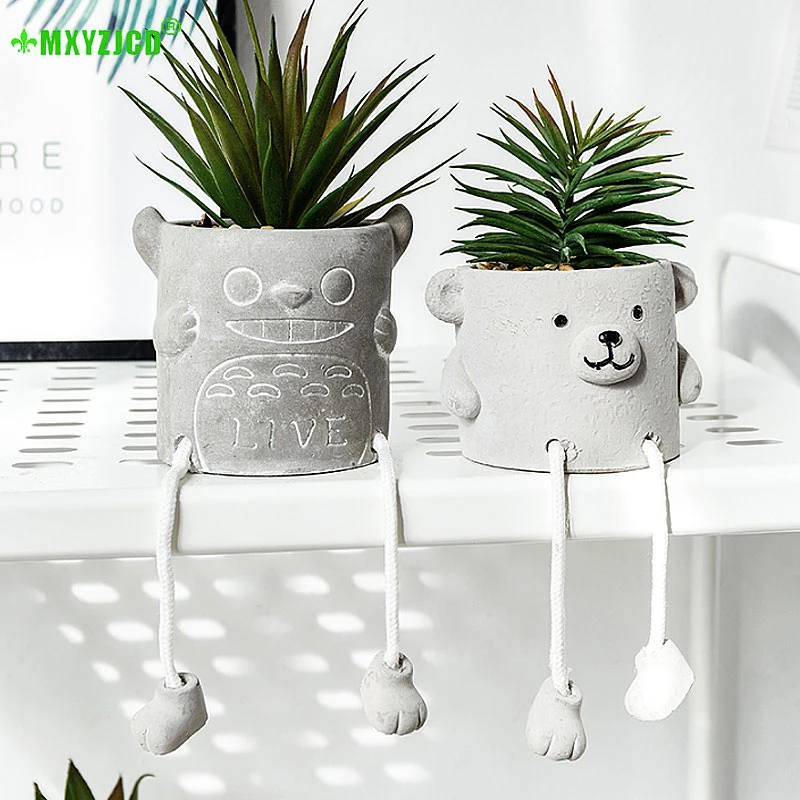 Подвесные ножки Кукольные растения в горшках скандинавский стиль настольные