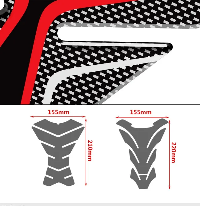

Suitable for Yamaha motorcycle R15 YZF-R15 fuel tank stickers fish bone stickers 3D fuel tank protection stickers flowers
