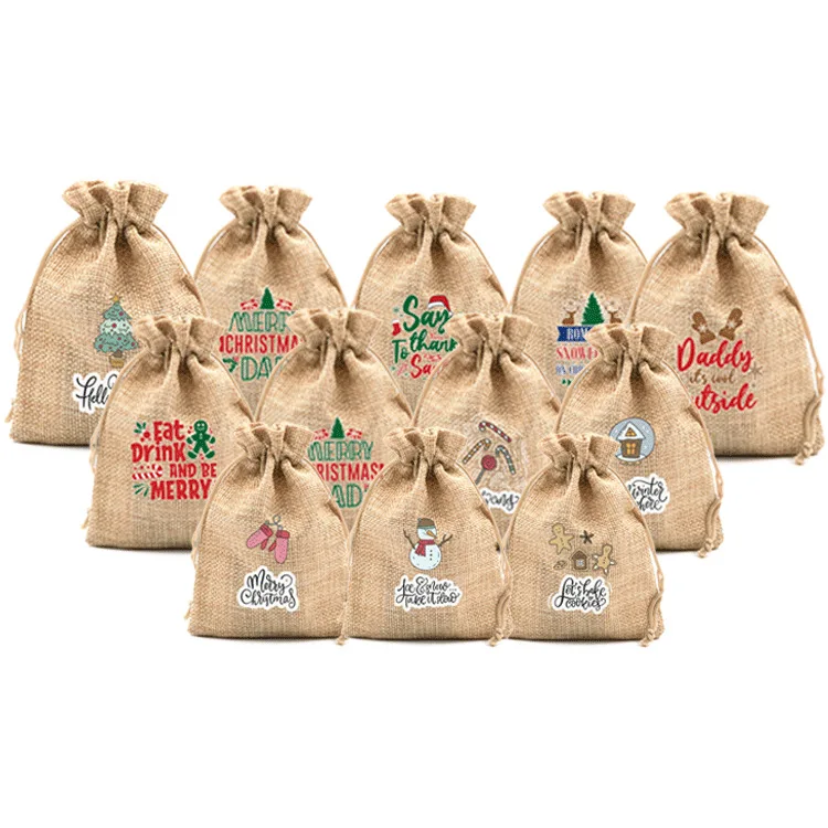 

Christmas Candy Bag 9 Styles Xmas Elk Noel Snowman Santa Claus Christmas Tree Bag Kids Favor Merry Christmas Gifts Bag For Home