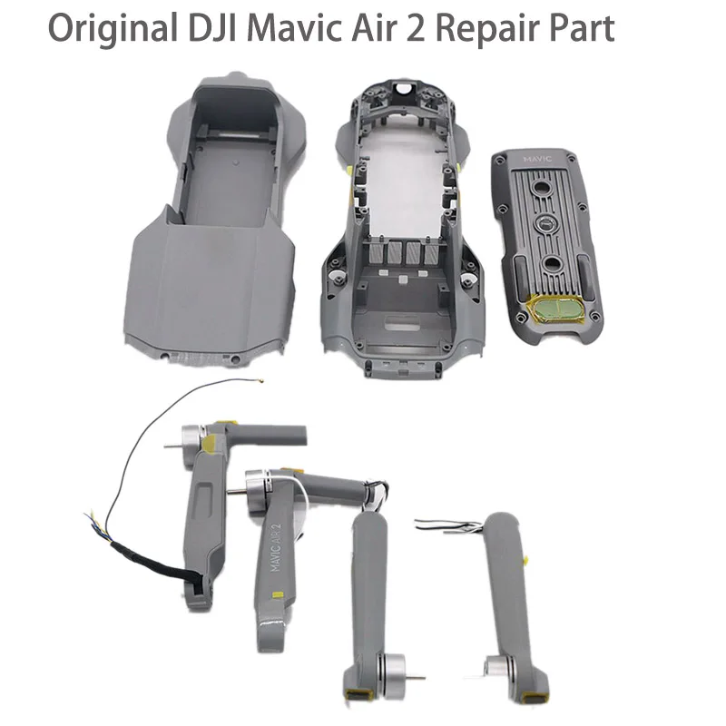 

Оригинал для DJI Mavic Air 2 Передняя рука задняя рука верхняя средняя Нижняя оболочка Корпус Крышка для DJI Mavic Air 2 запасные части для дрона