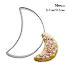 Формы Moon для печенья, яиц, макаронных изделий, резак, муссовое кольцо, маленькие кухонные ножи, приборы из нержавеющей стали, недорогая помадка для выпечки