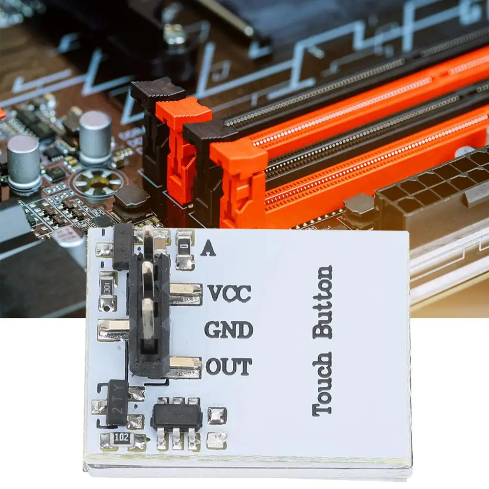 Емкостная сенсорная кнопка переключателя модуль кнопки защиты от помех
