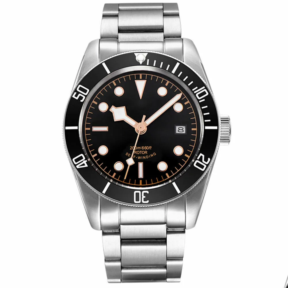 Часы наручные NH35 Мужские механические роскошные брендовые водонепроницаемые