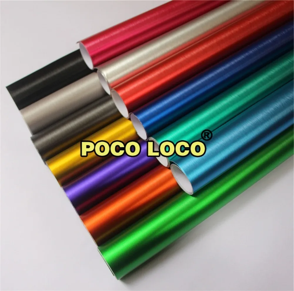 Виниловая пленка для отделки автомобиля матовая хромированная металлическая