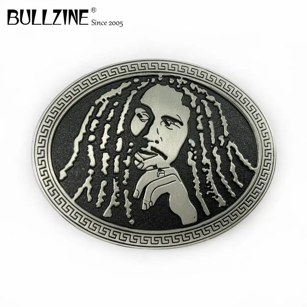 Модная пряжка для ремня Bullzine BOB MARLEY с отделкой из оловянного FP 02656 1 подходит