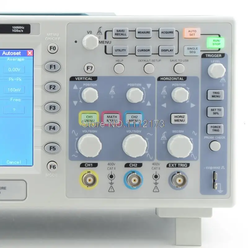 Hantek DSO5000P серия Цифровой осциллограф 70-200 МГц 2 канала 1GSa/s 7 ''TFT lcd цветной дисплей длина записи 40K