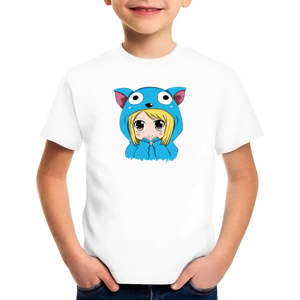 

Anime FAIRY TAIL Printed Children T-shirts Cartoon Funny Tees Boys/Girls Tops Cotton Baby Clothing Men Women Family T Shirt