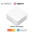 Беспроводной хаб для шлюза Tuya Smart ZigBee 3,0, хаб для домашнего моста, совместим с устройствами Tuya ZigBee, сетевое подключение, домашняя Автоматизация сделай сам