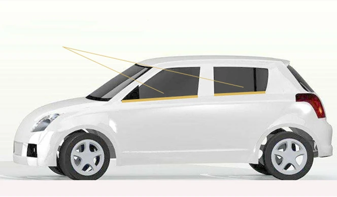 Новые оригинальные OEM части авто окно уплотнитель Погода полосы для Suzuki Swift ZC11S ZD11S