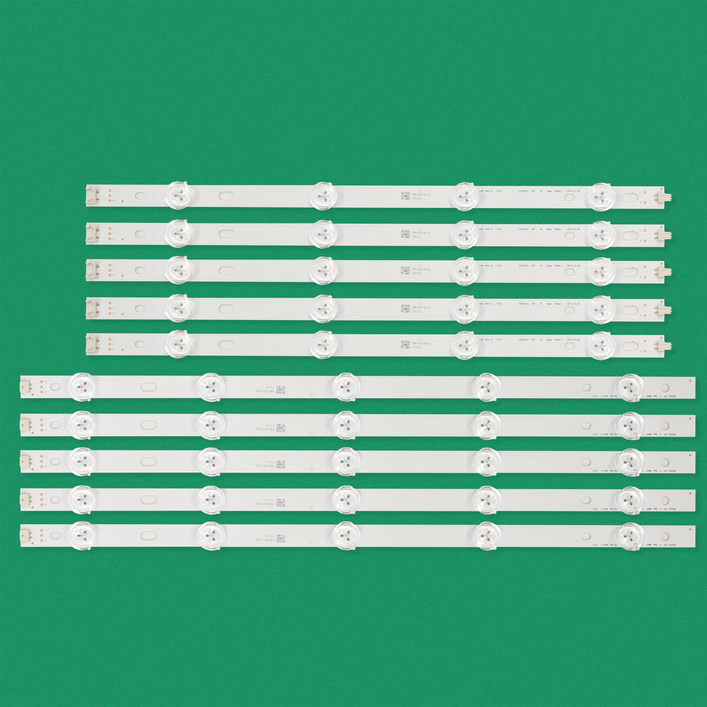 

New 10 PCS/set LED Backlight strip For LG 42 inch TV 42LN5400 42LN5300 T420HVN05.2 innotek POLA2.0 42"A POLA 2.0 42 B type