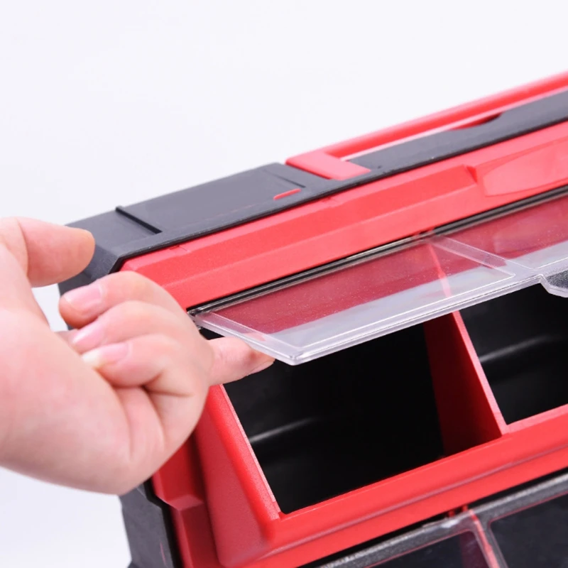 

Storage Tool Case Plastic Parts Storage Hardware Grid Craft Cabinet Tool Drawer