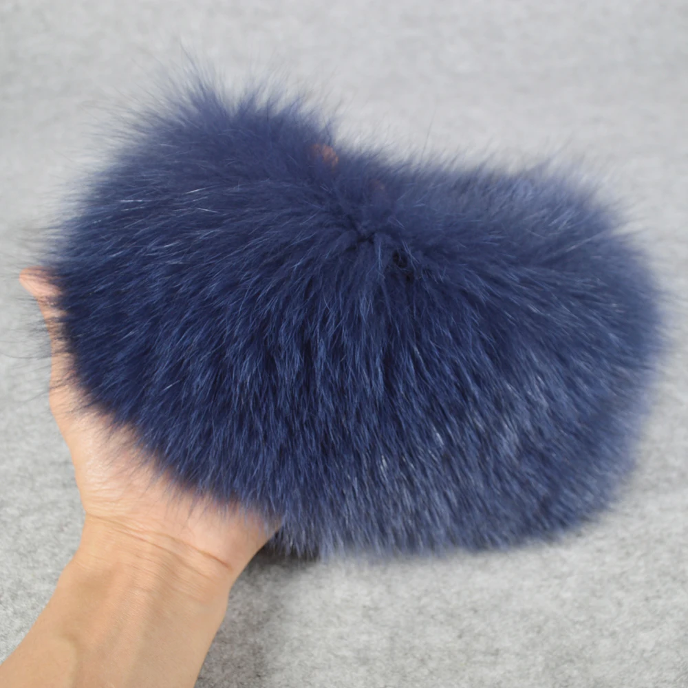 2021 Fashion Lady Real Fox Fur Scarf Girls Warm Soft Knit Good Elastic Headband Brand Genuine Ring Scarves |