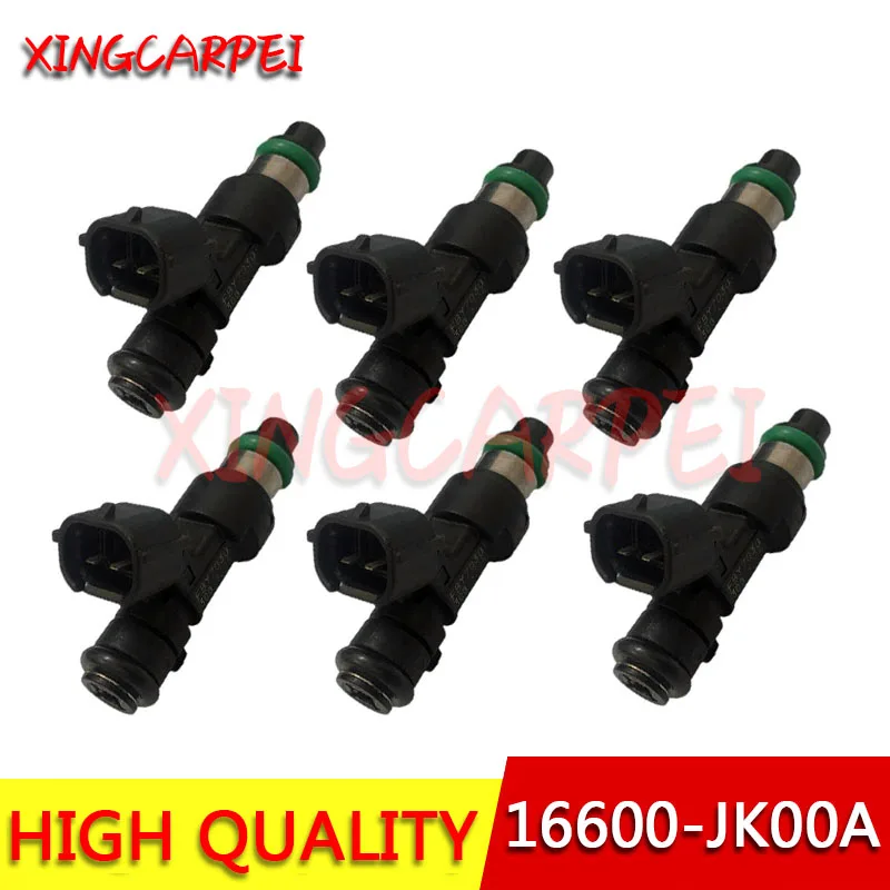 6 шт./лот 16600 JK00A FBY7030 топливный инжектор для Nissan Infiniti G25 2011 2012 2 5 VQ25HR Teana J32
