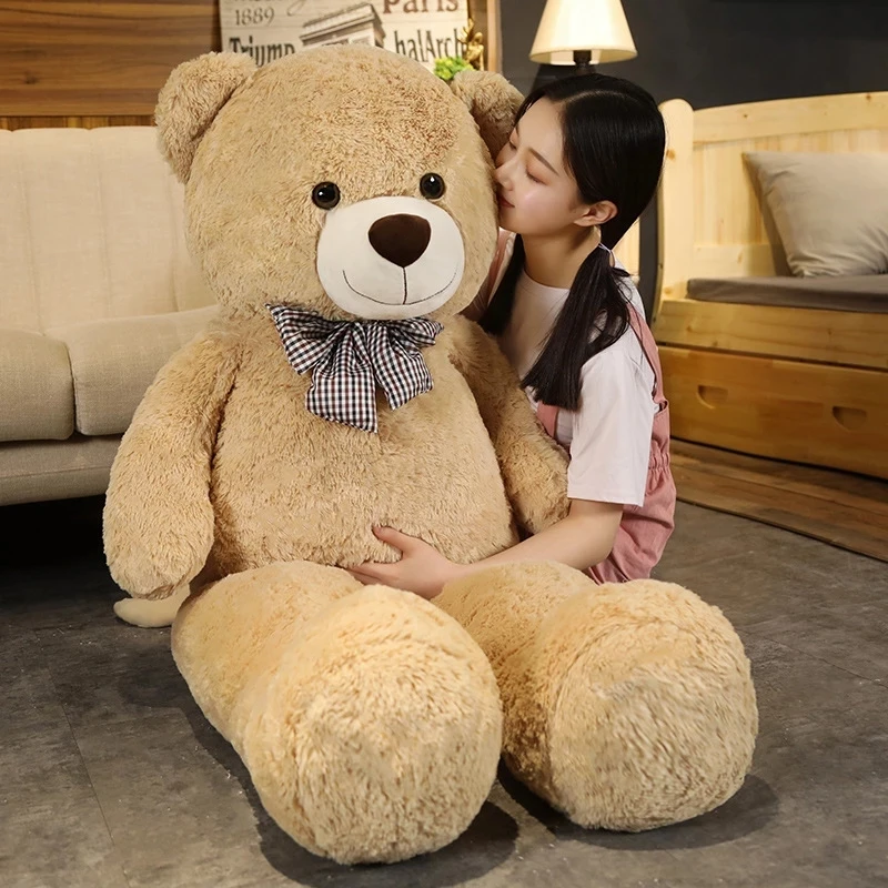 Soft 105/130CM Teddy Bear Outskin Huge American Giant Bear Skin Bear Coat Good Quality Factary Price Gift Toys For Girls