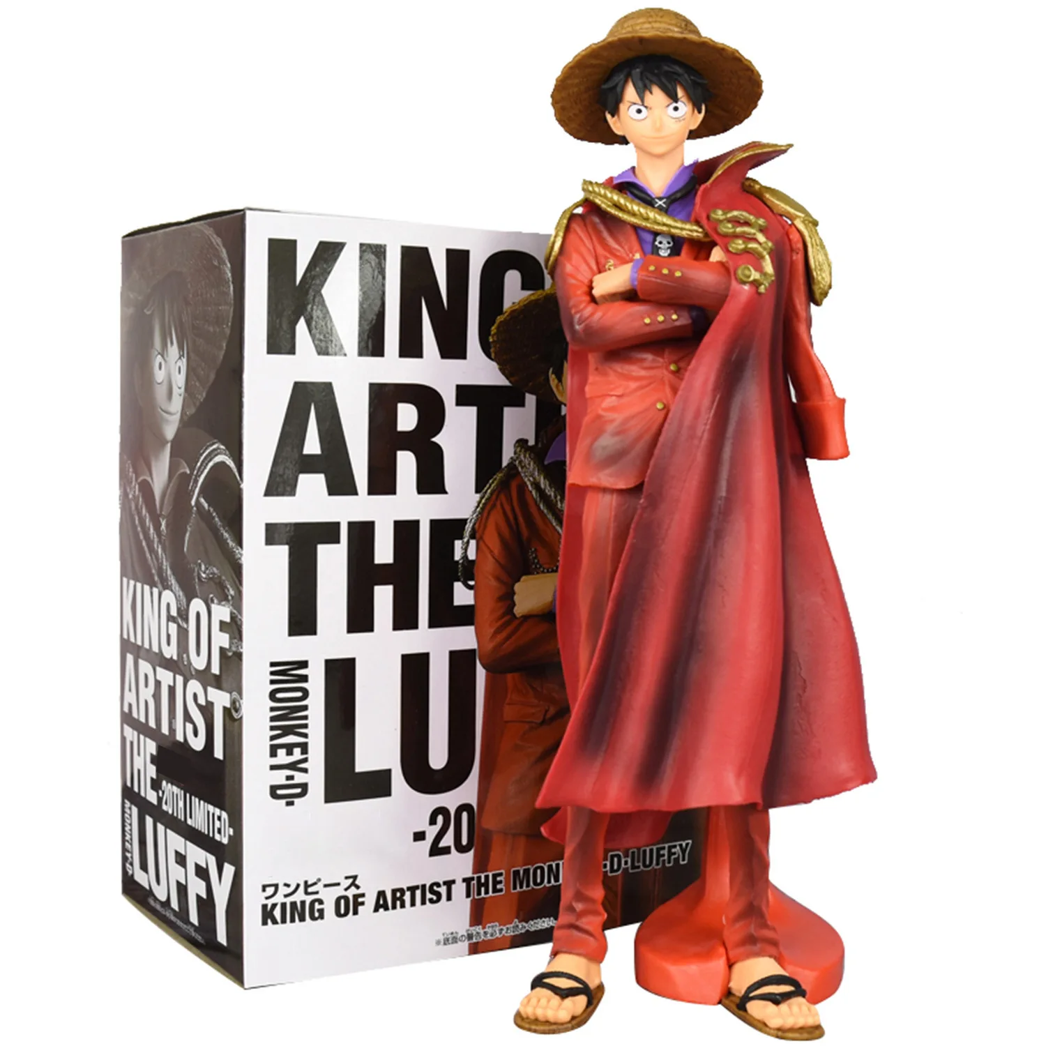Фигурки героев японского аниме 25 см One Piece 20th Monkey D Luffy KOA ПВХ игрушки статуя