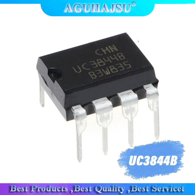 10 шт. UC3844B DIP8 UC3844BN UC3844 DIP новый чип управления питанием IC|Интегральные схемы| |