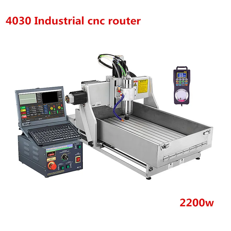 Промышленный гравировальный станок с ЧПУ 40*30 см рабочий размер 2 кВт 3 оси 4 осевой