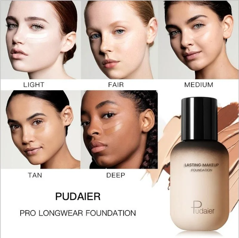 Pudaier матовый макияж консилер Жидкая основа для макияжа жидкая Косметика с