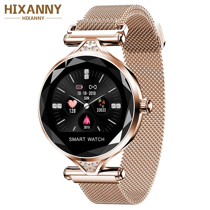 

2019 женские модные Смарт-часы Arvin H1S, носимые устройства, Bluetooth, шагомер, пульсометр, смарт-браслет для Android/IOS