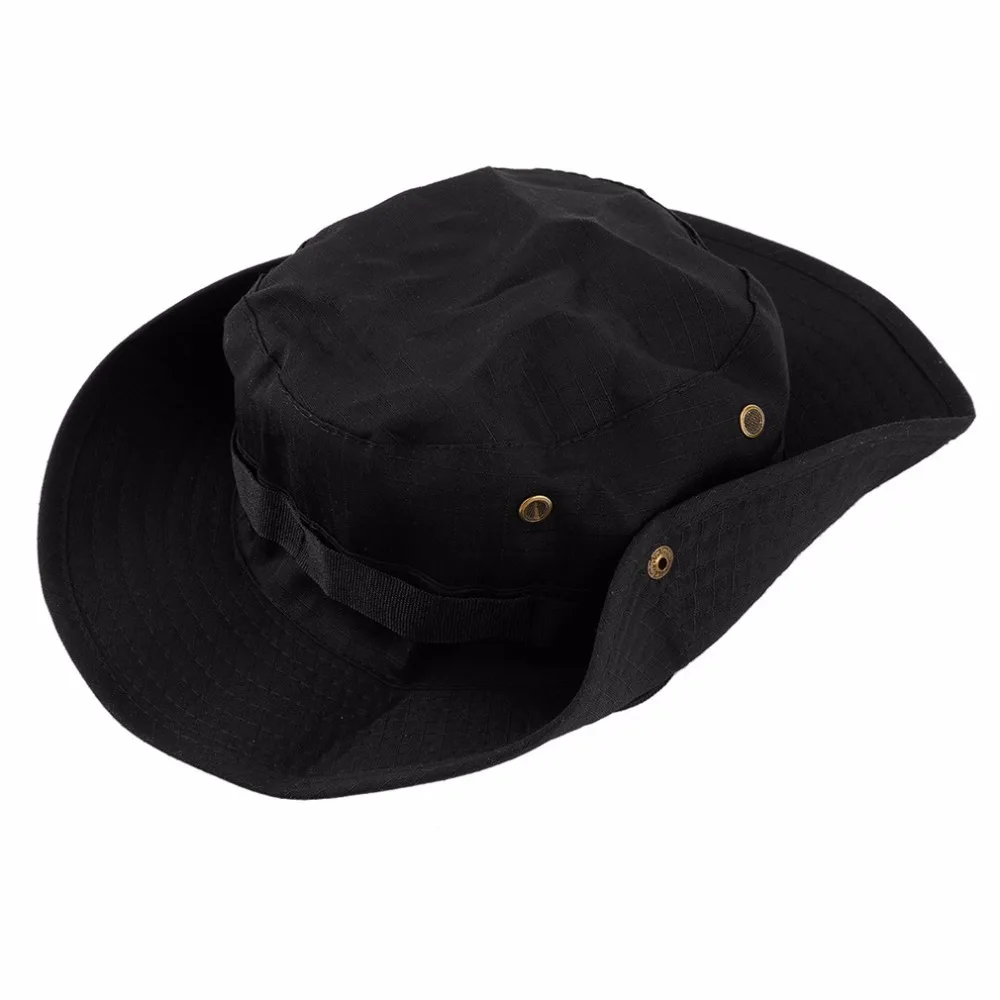 

Canvas Bucket Hat Boonie Fishing Outdoor Wide Fishing Cap Brim Military Unisex Hat for Fishing Hot Sale Dropshipping