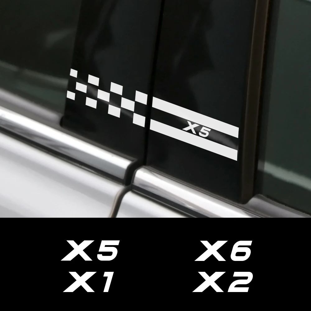 2 шт. автомобильные виниловые наклейки для BMW X5 E70 E53 F15 X3 F25 E83 X6 F16 E71 X1 F48 E84 X2 F26