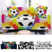 3d football couch cover cartoon elastic stretch sofa cover sectional slipcover armchair for kids boys living room 1234 seats