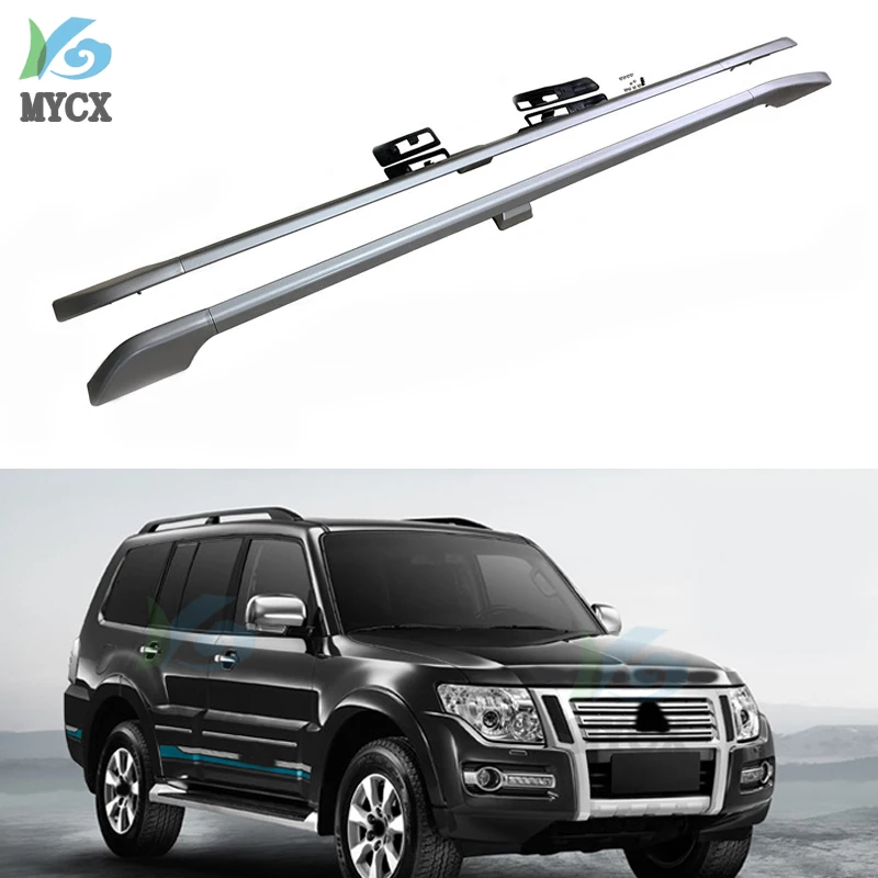 

High quality Aluminium alloy screw install side rail bar roof rack for Mitsubishi PAJERO V73 V97 1997 1998-2017