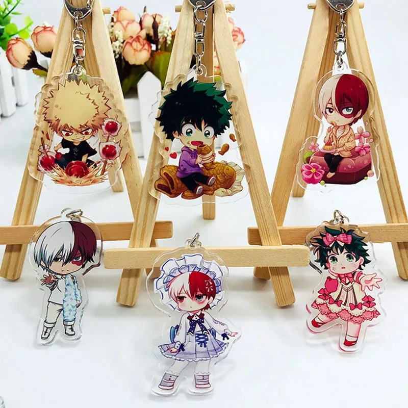 My Hero брелок Академия Звёздного Флота двухсторонний акриловый Shoto/izku Подвеска